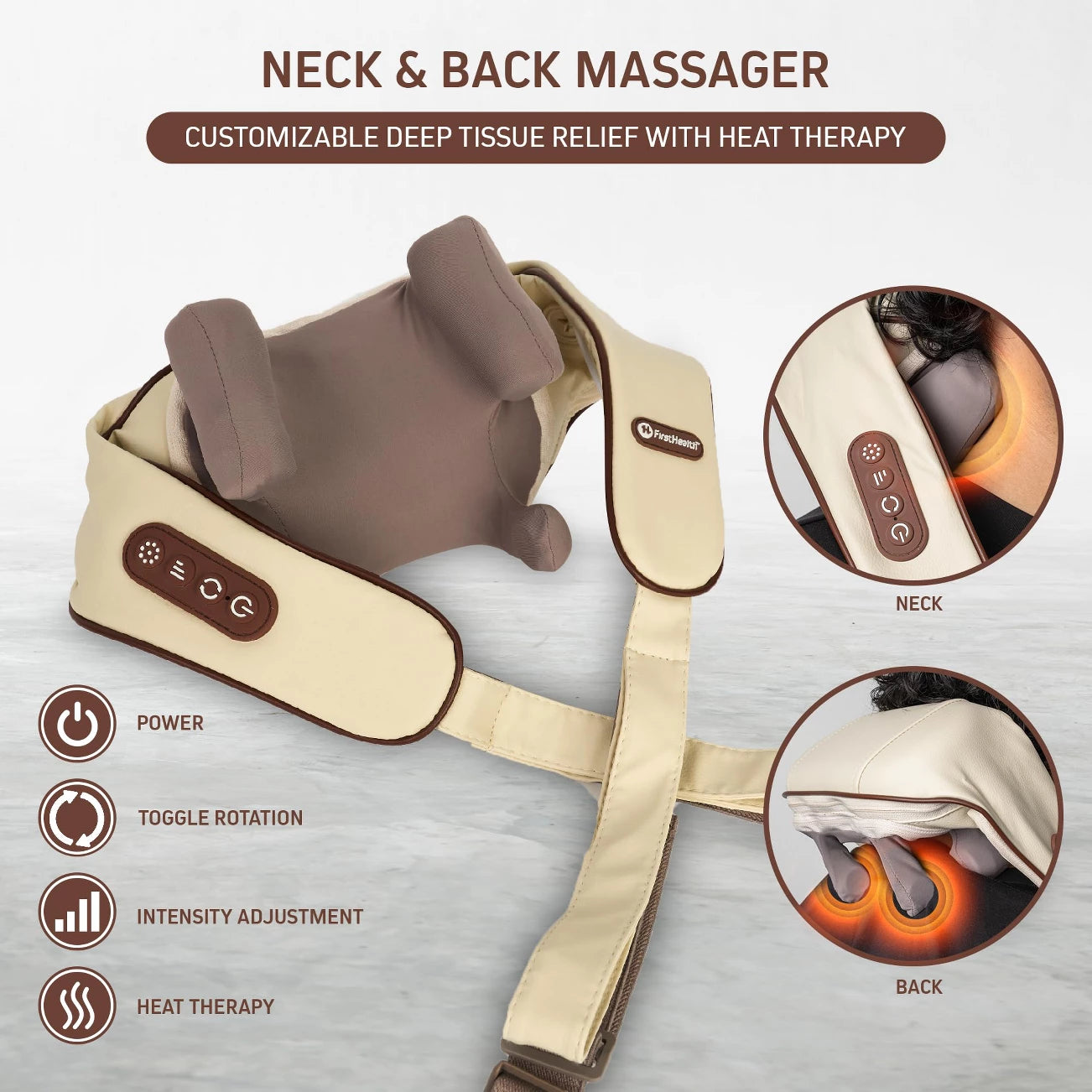 Relaxnova™ Neck and Shoulder Massager